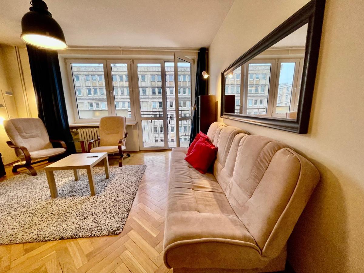 Ferienwohnung Raven Metro Fast Wifi 70'Tv Netflix Hbomax Appletv Warschau Exterior foto