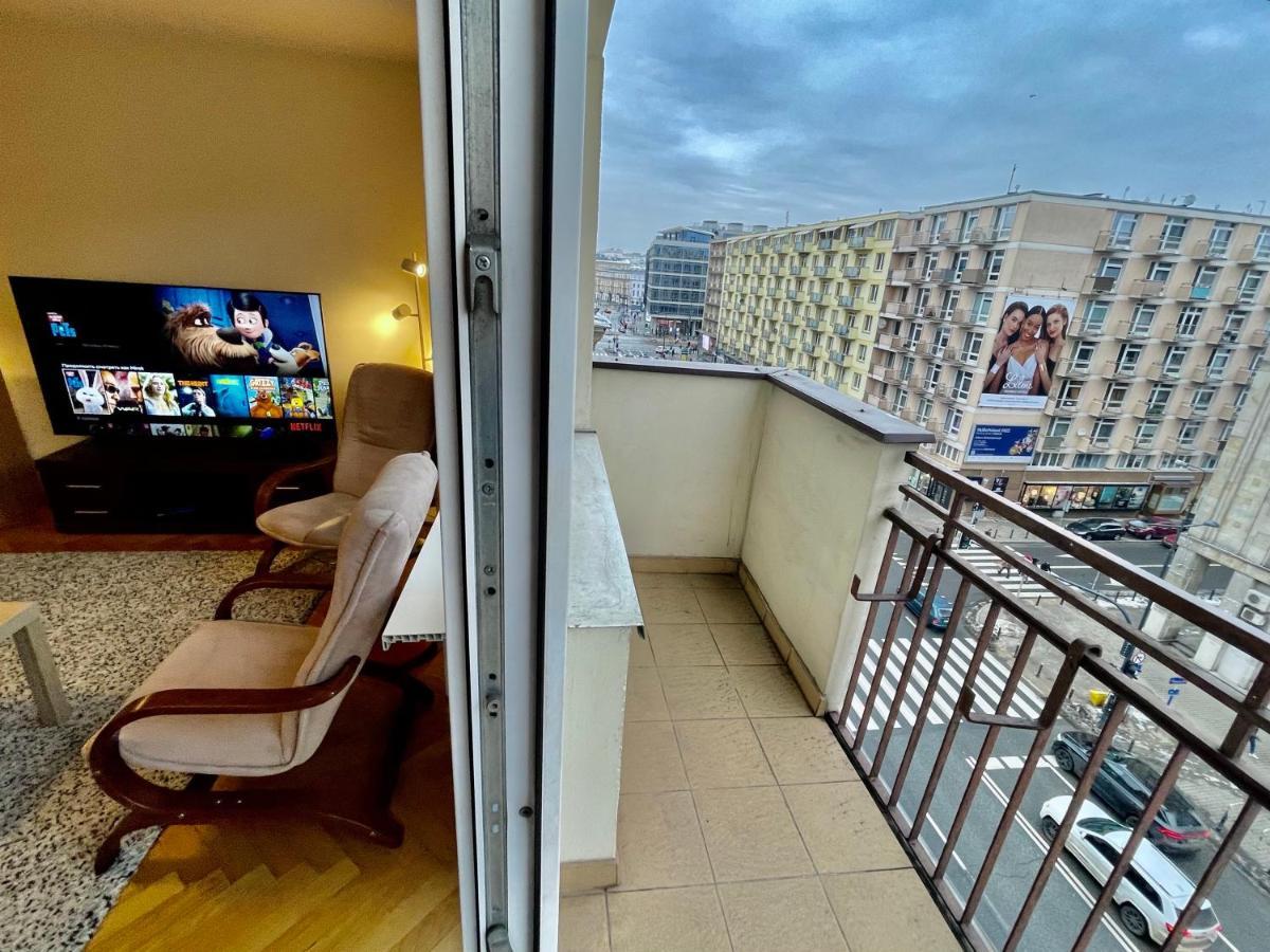 Ferienwohnung Raven Metro Fast Wifi 70'Tv Netflix Hbomax Appletv Warschau Exterior foto