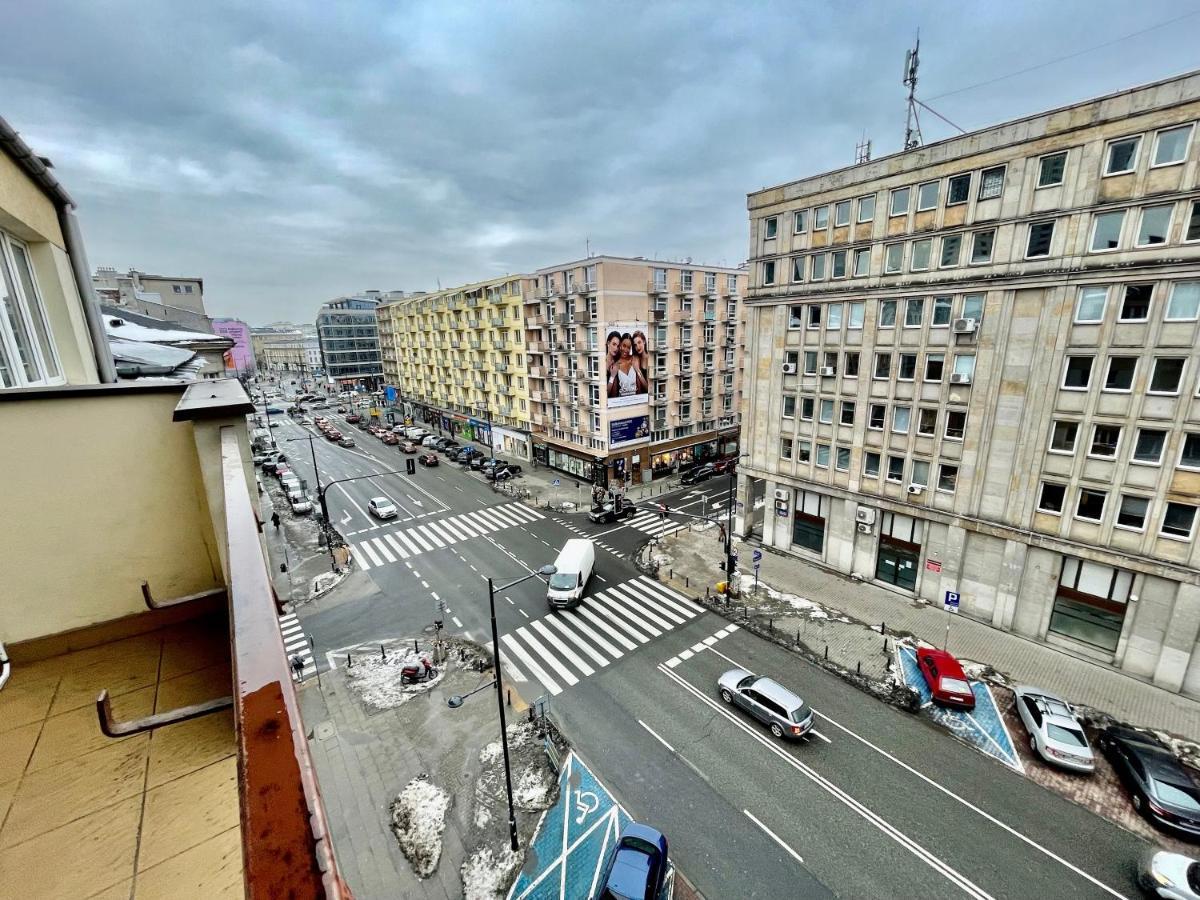 Ferienwohnung Raven Metro Fast Wifi 70'Tv Netflix Hbomax Appletv Warschau Exterior foto